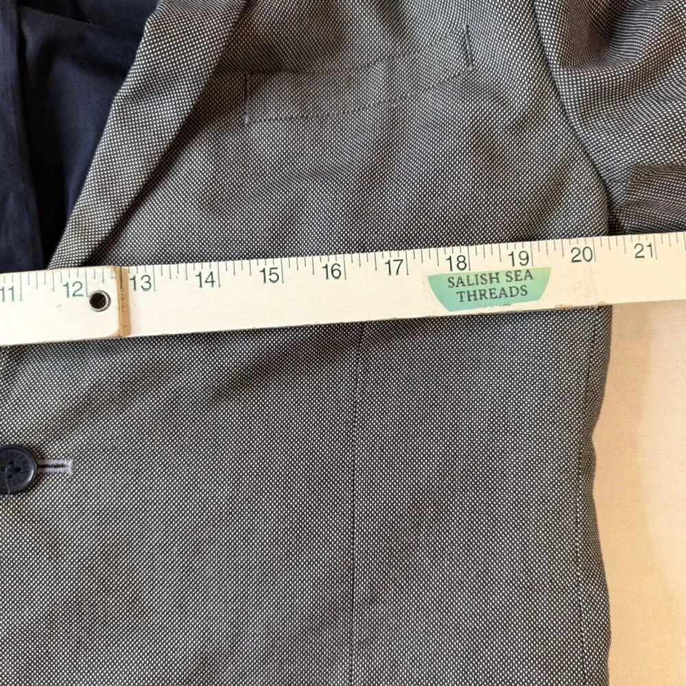 Ben‎ Sherman Men's L Gray Classic Fit 2-Button Sport Coat Blazer